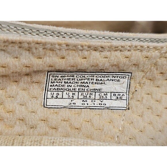 Skechers Ivory Leather Flat Slip On Open Toe Comfort Shoe Womens Sz 6.5 EU 36.5 - Picture 7 of 7